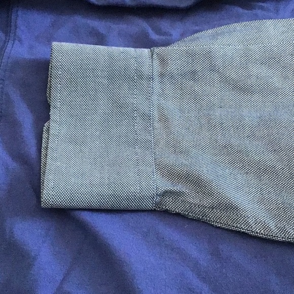 Balmain Paris blue button front shirt large - Picture 7 of 10